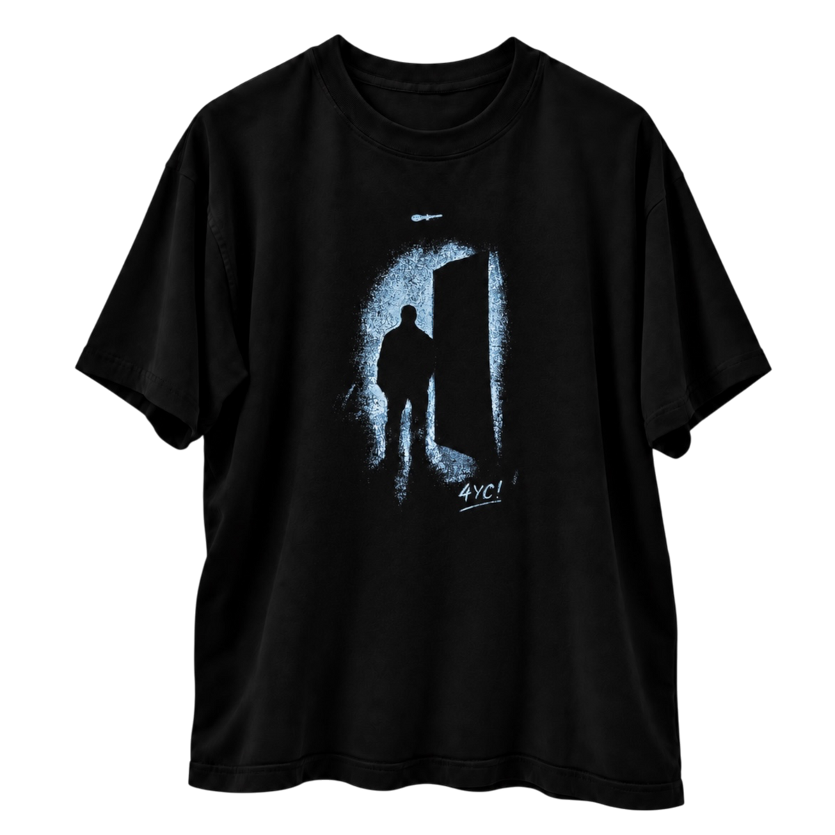 "DOOR" Black Tee