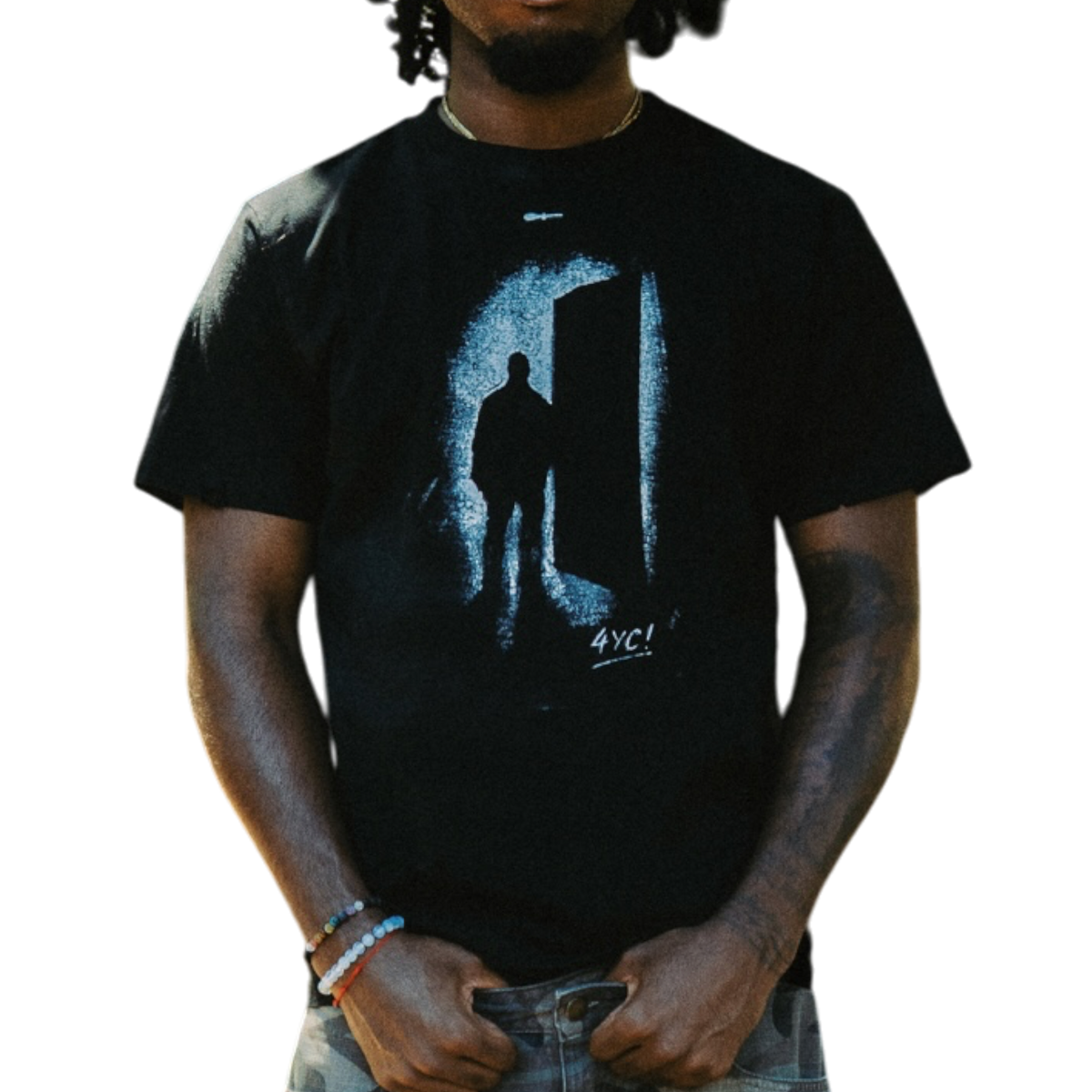 "DOOR" Black Tee