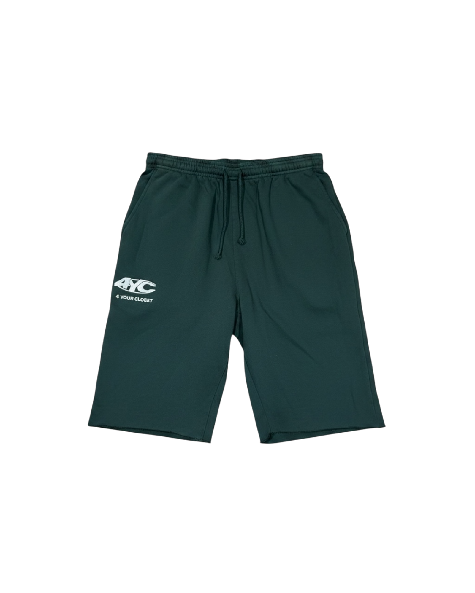 “4YC” Ivory 3/4 Shorts
