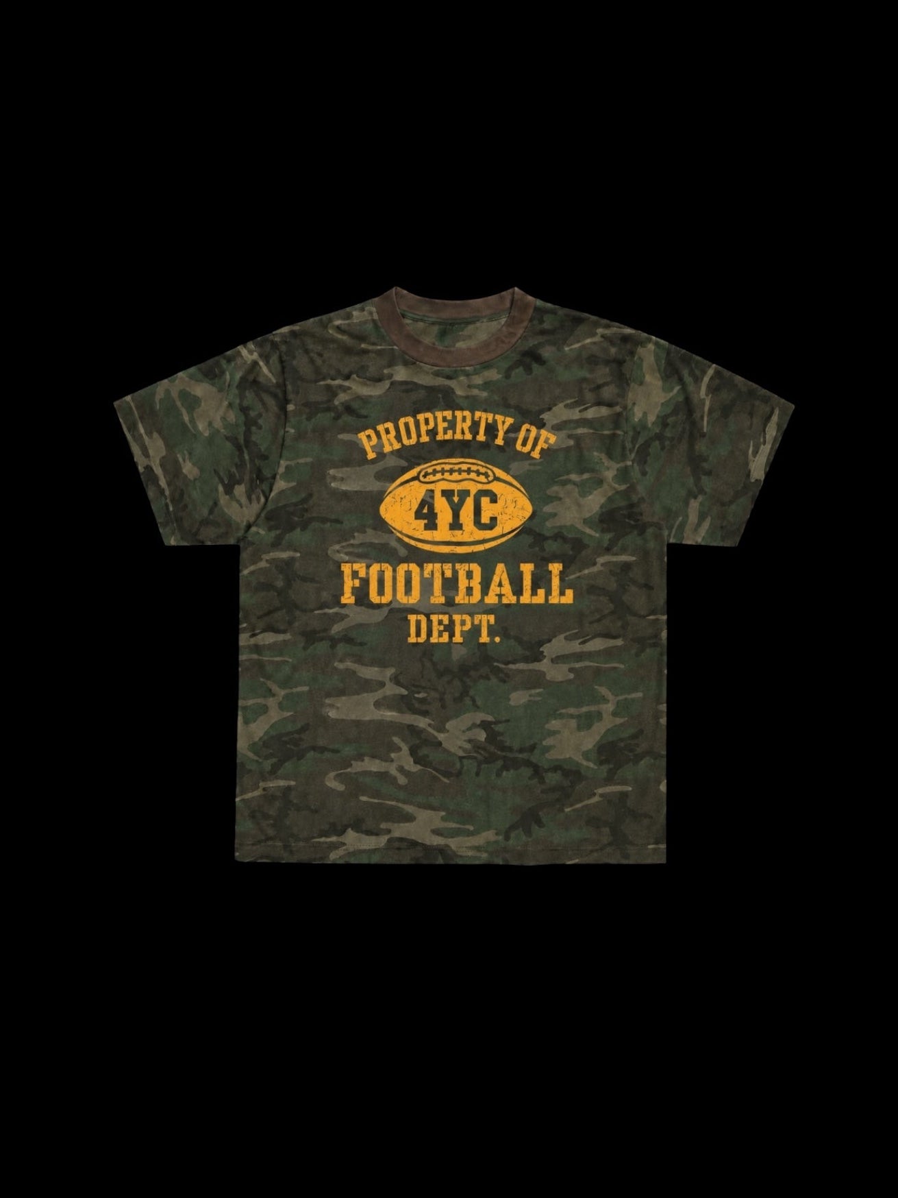 "FOOTBALL DEPT" Camo Tee